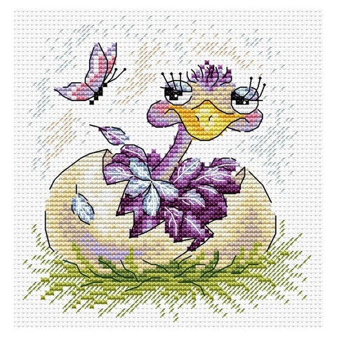 Siuvinėjimo Rinkinys MP Studija Ostrich SM-102 16x15cm - kaSiulai.lt