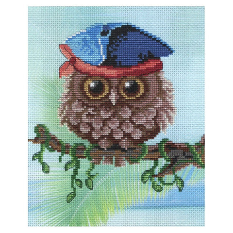 Siuvinėjimo Rinkinys MP Studija Owl - Summer SRK-305 20x20cm - kaSiulai.lt