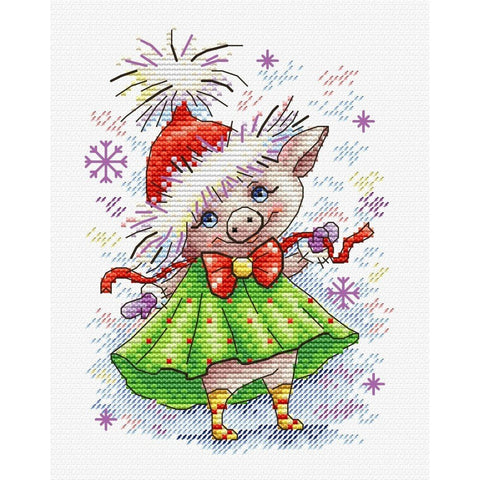 Siuvinėjimo Rinkinys MP Studija Piggy SM-297 18x13cm - kaSiulai.lt