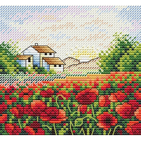 Siuvinėjimo Rinkinys MP Studija Poppy Morning SM-432 10x11cm - kaSiulai.lt