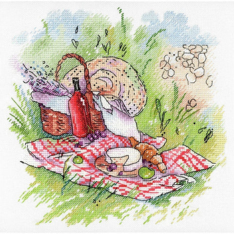 Siuvinėjimo Rinkinys MP Studija Provence Picnic SA-006 20x20cm - kaSiulai.lt