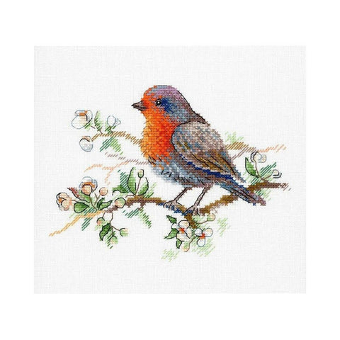 Siuvinėjimo Rinkinys MP Studija Robin SA-029 14x18cm - kaSiulai.lt