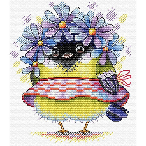 Siuvinėjimo Rinkinys MP Studija Romantic Bird SM-299 16x14cm - kaSiulai.lt