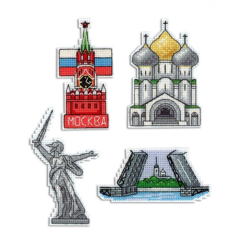 Siuvinėjimo Rinkinys MP Studija Russia - Magnets SR-308 5x9cm - kaSiulai.lt