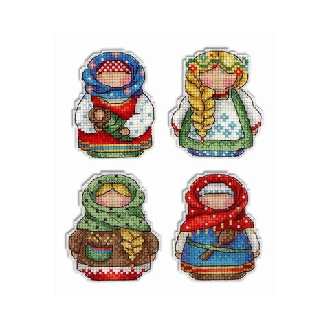 Siuvinėjimo Rinkinys MP Studija Russian Charms. Magnets SR-338 9x6cm - kaSiulai.lt