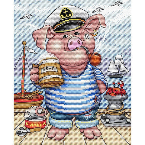 Siuvinėjimo Rinkinys MP Studija Sailor SM-373 21x17cm - kaSiulai.lt