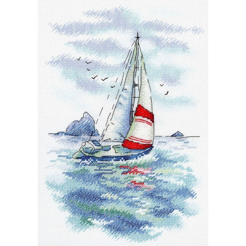 Siuvinėjimo Rinkinys MP Studija Sea Regatta SA-009 25x18cm - kaSiulai.lt