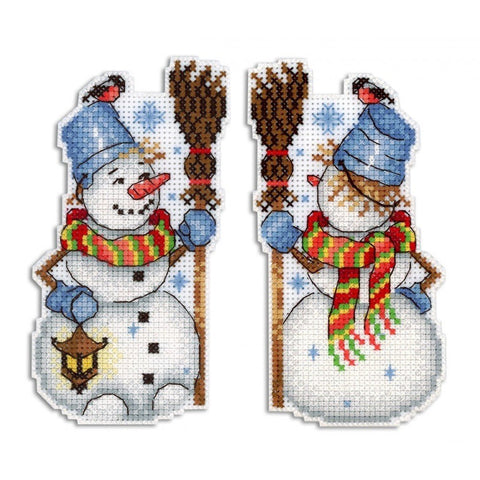 Siuvinėjimo Rinkinys MP Studija Snowman SR-318 13x7cm - kaSiulai.lt