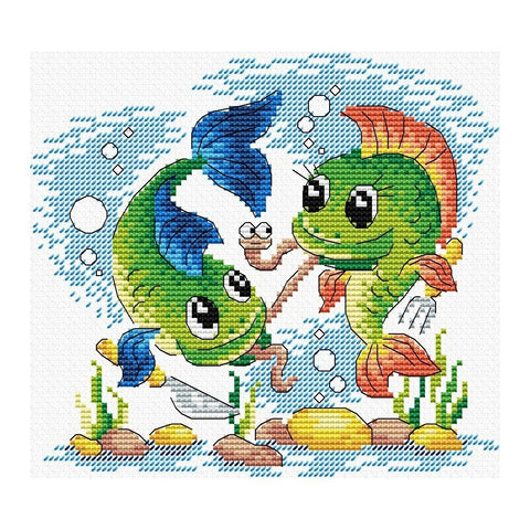Siuvinėjimo Rinkinys MP Studija Underwater Brotherhood SM-054 15x18cm - kaSiulai.lt