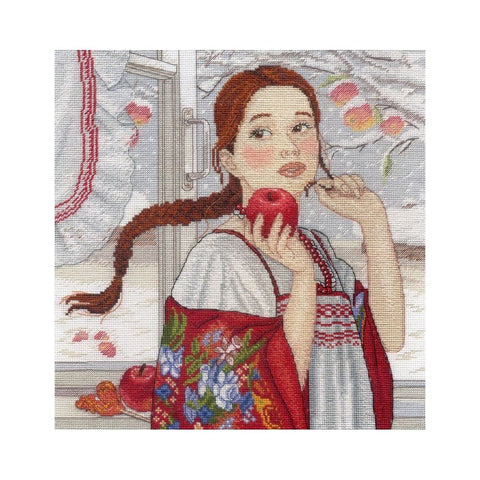 Siuvinėjimo Rinkinys MP Studija Winter Beauty SNV-566 25x25cm - kaSiulai.lt