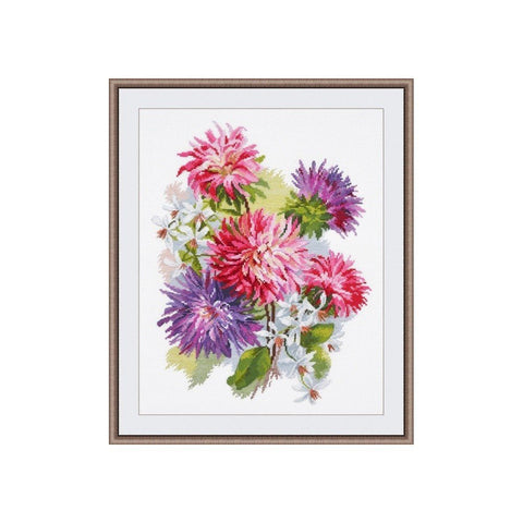 Siuvinėjimo rinkinys Oven Asters S955 25x33cm - kaSiulai.lt