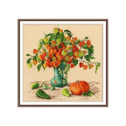 Siuvinėjimo rinkinys Oven Autumn Lights S987 28x29cm - kaSiulai.lt
