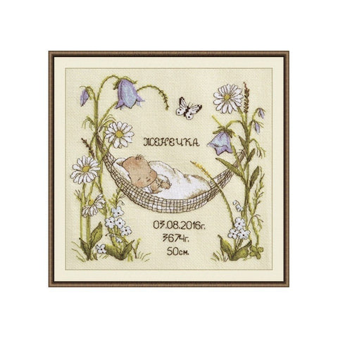 Siuvinėjimo rinkinys Oven Baby Sampler S941 24x23cm - kaSiulai.lt
