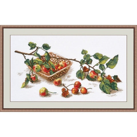 Siuvinėjimo rinkinys Oven Branch of Apples S954 20x38cm - kaSiulai.lt