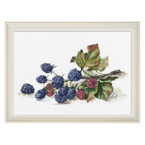 Siuvinėjimo rinkinys Oven Branch of Blackberries S968 25x15cm - kaSiulai.lt