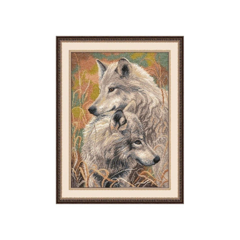 Siuvinėjimo rinkinys Oven Fidelity of the Wolves S711 30x40cm - kaSiulai.lt