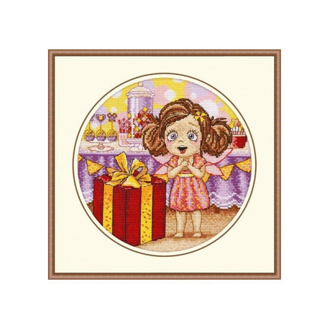 Siuvinėjimo rinkinys Oven Happy Birthday Alisa S874 20x20cm - kaSiulai.lt