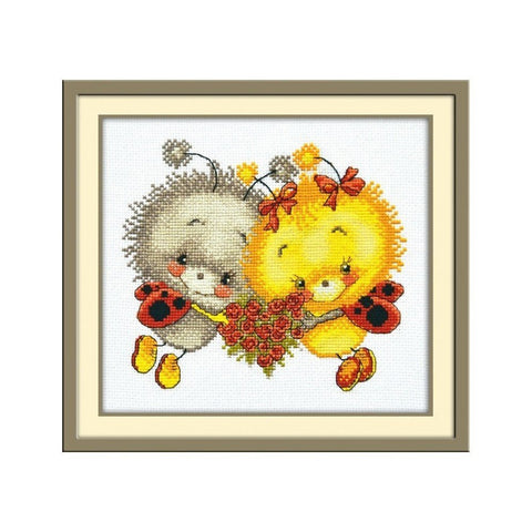 Siuvinėjimo rinkinys Oven Ladybirds S734 18x15cm - kaSiulai.lt
