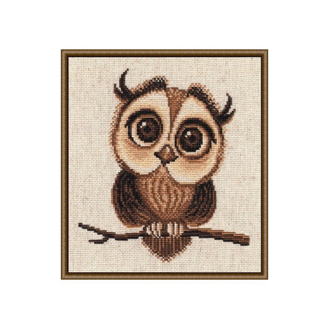 Siuvinėjimo rinkinys Oven Little Owl S692 18x19cm - kaSiulai.lt