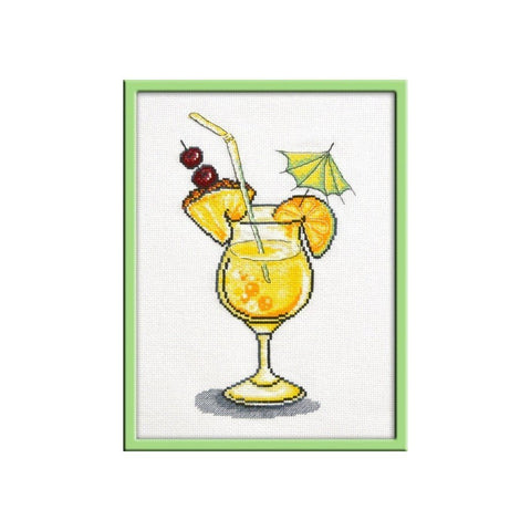 Siuvinėjimo rinkinys Oven Pina Colada S846 15x25cm - kaSiulai.lt