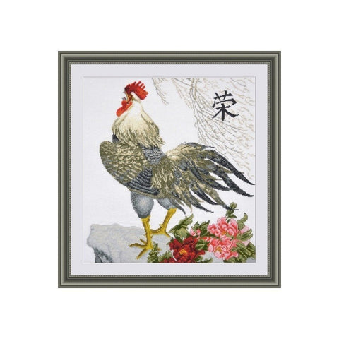 Siuvinėjimo rinkinys Oven Rooster S695 36x39cm - kaSiulai.lt