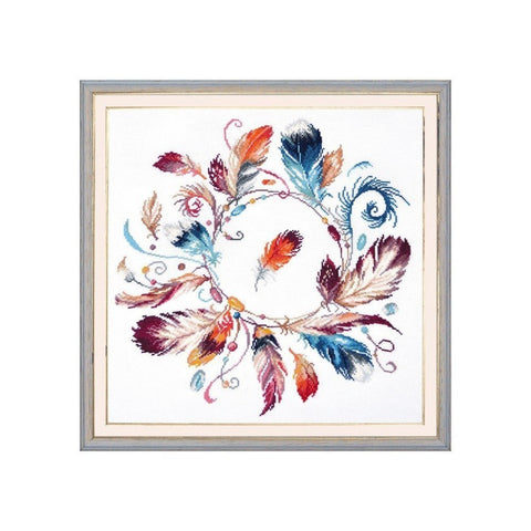 Siuvinėjimo rinkinys Oven Sleeping Wreath S919 36x36cm - kaSiulai.lt