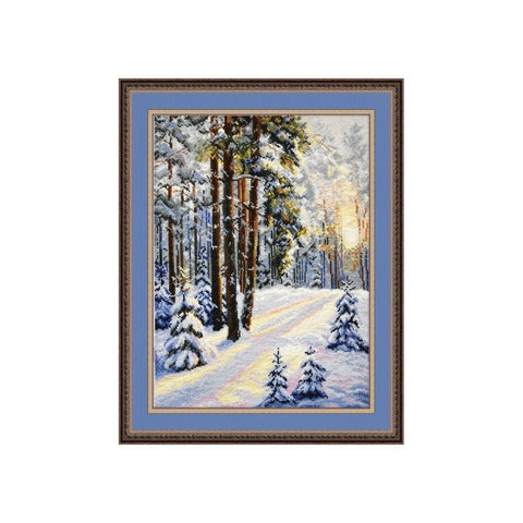 Siuvinėjimo rinkinys Oven Winter S727 30x40cm - kaSiulai.lt