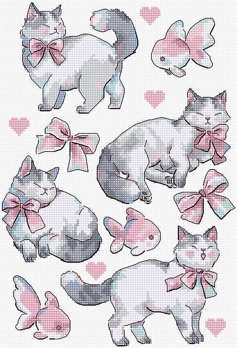 Siuvinėjimo rinkinys Pink Dreams 17x24cm SLETIL8801 - 🧶kaSiulai.lt