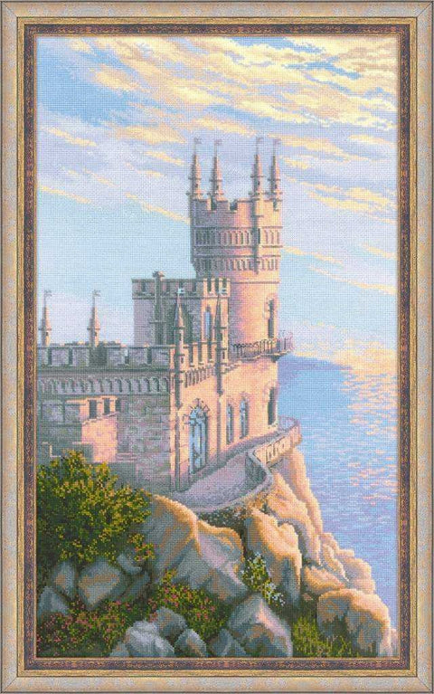 Siuvinėjimo rinkinys Riolis 1645 Pilis "Kregždės lizdas" - kaSiulai.lt