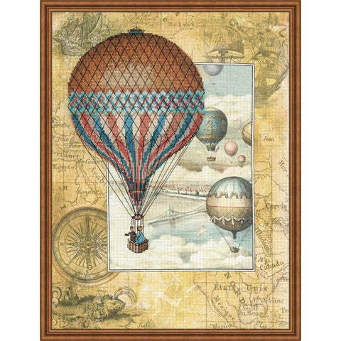 Siuvinėjimo rinkinys RIOLIS „Aplink pasaulį“ 0033 PT 30x40cm - kaSiulai.lt