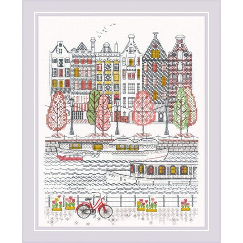 Siuvinėjimo rinkinys RIOLIS City on Water 2051 24x30cm - kaSiulai.lt
