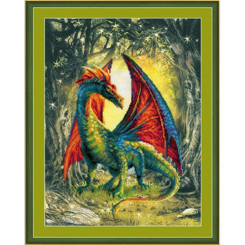 Siuvinėjimo rinkinys RIOLIS Drakonas 0057 PT 30x40cm - kaSiulai.lt