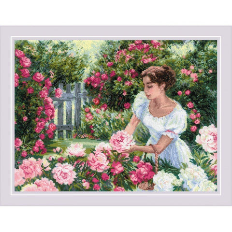 Siuvinėjimo rinkinys RIOLIS In the Garden 2115 40x30cm - kaSiulai.lt