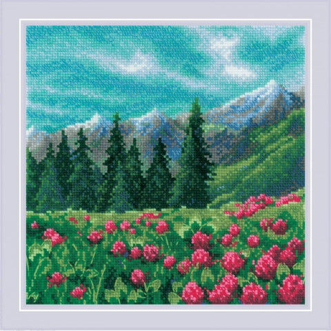 Siuvinėjimo rinkinys RIOLIS Mountain Clover 2131 20x20cm - kaSiulai.lt