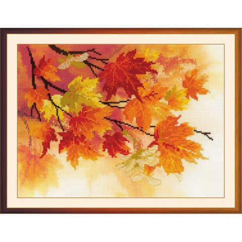 Siuvinėjimo rinkinys RIOLIS Rudens spalvos 0054PT 40x30cm - kaSiulai.lt