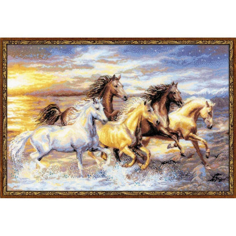 Siuvinėjimo rinkinys RIOLIS „Saulėlydis“ 100/038 60x40cm - kaSiulai.lt