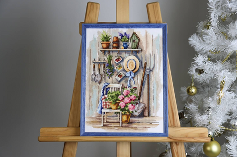 Siuvinėjimo kryželiu komplektas „Country Corner“ S/MD021 dekoratyviam rankdarbiui