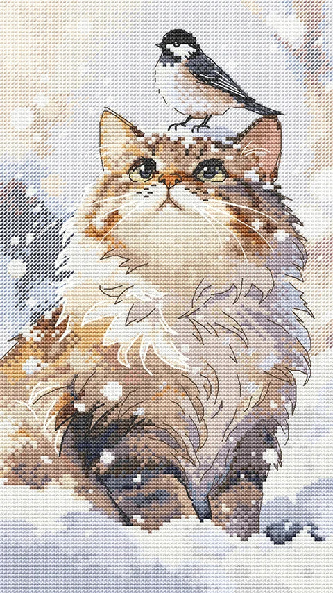 Siuvinėjimo kryželiu rinkinys „Stebuklai“ 14,5 x 25 cm