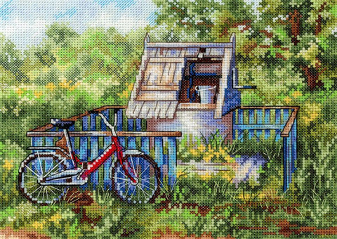 Siuvinėjimo kryželiu rinkinys „Šulinio vanduo“ 15 x 20 cm