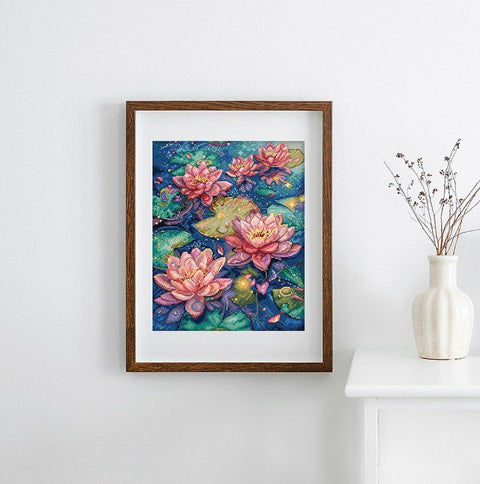 Siuvinėjimo rinkinys Water lily 23x29cm SLETIL9910 - 🧶kaSiulai.lt