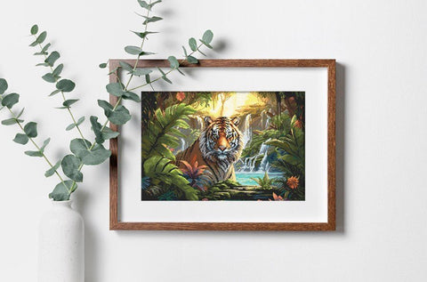 Siuvinėjimo rinkinys Waterfall Rest 40x27cm SLETIL9900 - 🧶kaSiulai.lt
