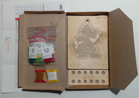 Siuvinėjimo su karoliukais rinkinys „Naujųjų nakties skrydis“ - kaSiulai.lt