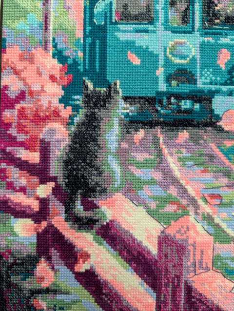 RIOLIS siuvinėjimo rinkinys "Spring Express" Nr. 2233 (30×40 cm)