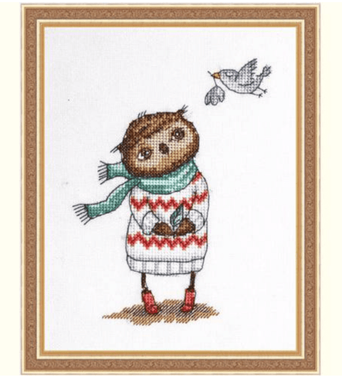 NeoCraft kryželių rinkinys „Pavasaris“ — 12×17 cm, 64×92 dygs., pilnas komplektas