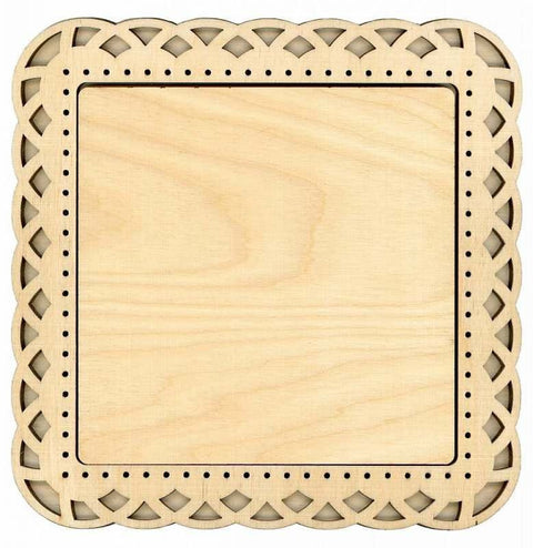Stabilus faneros rėmelis siuvinėjimui ir audimui 16×16 cm - kaSiulai.lt