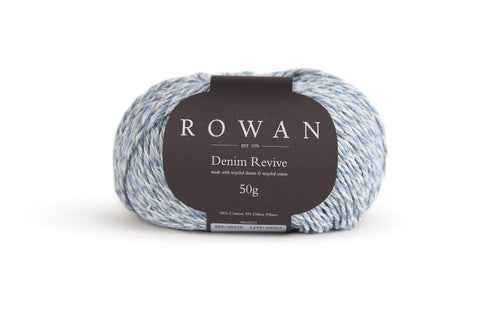 Stonewash Nr.: 222 - ROWAN DENIM REVIVE siūlai. (95 % medvilnė) - kaSiulai.lt