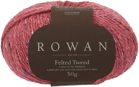Sutemų rožė Nr.: 802 - ROWAN FELTED TWEED siūlai. (Merino ir alpakos vilna) - kaSiulai.lt