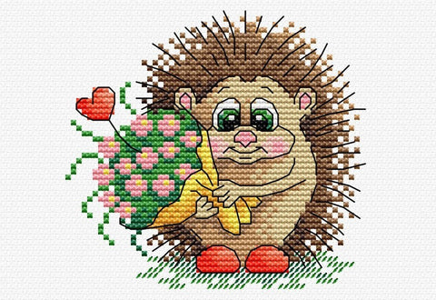 To you with Love SM - 211 — siuvinėjimo komplektas (Aida 14 ct, 10×15 cm) - kaSiulai.lt