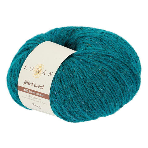 Turkio mėlyna Nr.: 202 - ROWAN FELTED TWEED siūlai. (Merino ir alpakos vilna) - kaSiulai.lt