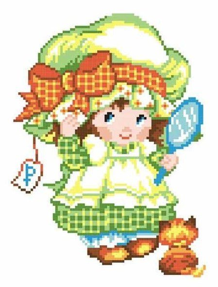 Vaikiškas siuvinėjimo kryželiu komplektas 14 ct — drobė su atspausdintu piešiniu - kaSiulai.lt